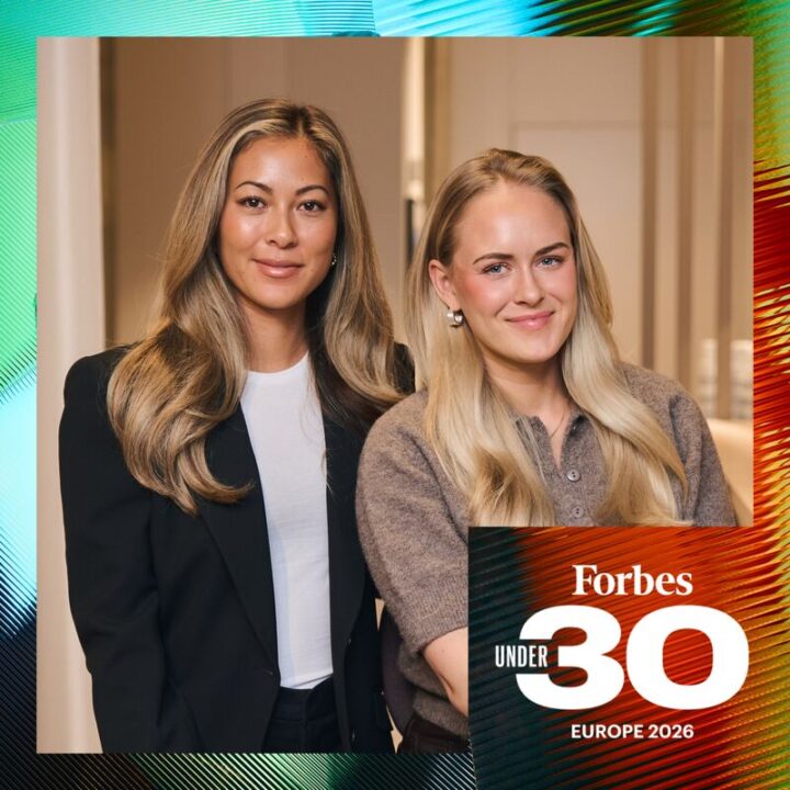 Hanna Lauste & Linn Rosenqvist omnämnda på Forbes 30 under 30 Europe lista.